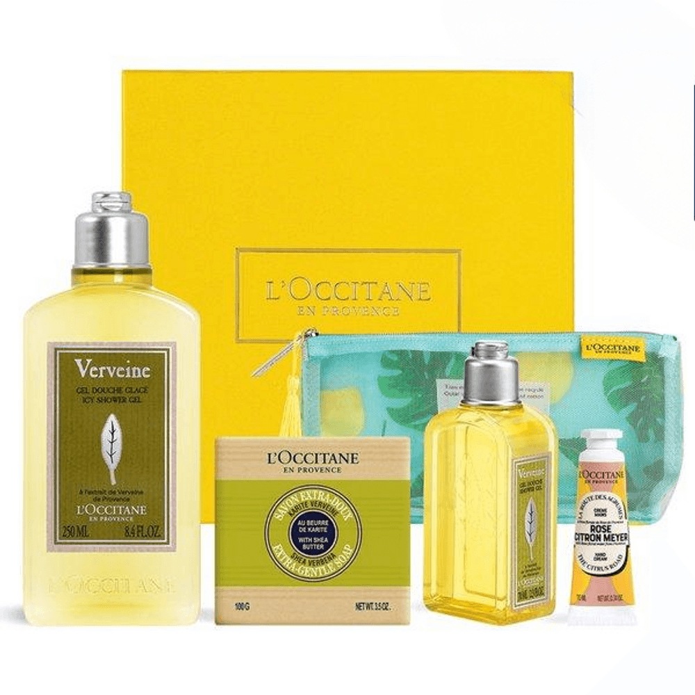 [ギャラリア] ロクシタン [単独] リミテッドバーベナ シャワージェル&ソープデュオセット（+デラックス2種&ポーチ）（タイムワールド）