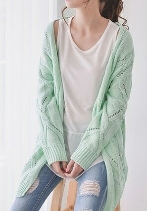 レディース トップス カーディガン パステルカラー ロング 冷房対策 春 夏 フリーサイズ かぎ編み 透け感 羽織物 春アイテム
