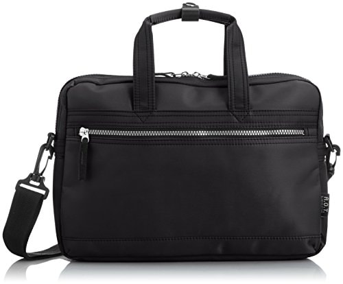 [エーオーティー] 2WAYビジネスバッグ【B5対応 軽量】 3843 クロ×ハイ クロ×シルバー