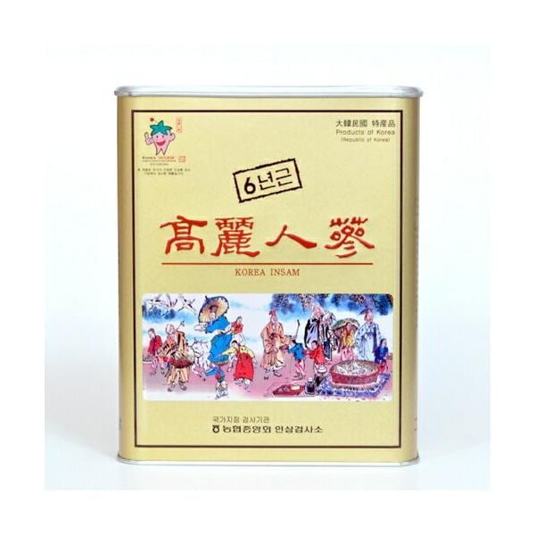 韓国伝統品！元気の源！最高級「高麗人参」朝鮮人参(6年根）8本入り