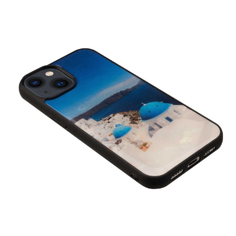 ROA　iPhone 15(6.1インチ) 天然貝ケース ikins サントリーニ島　I25468i15