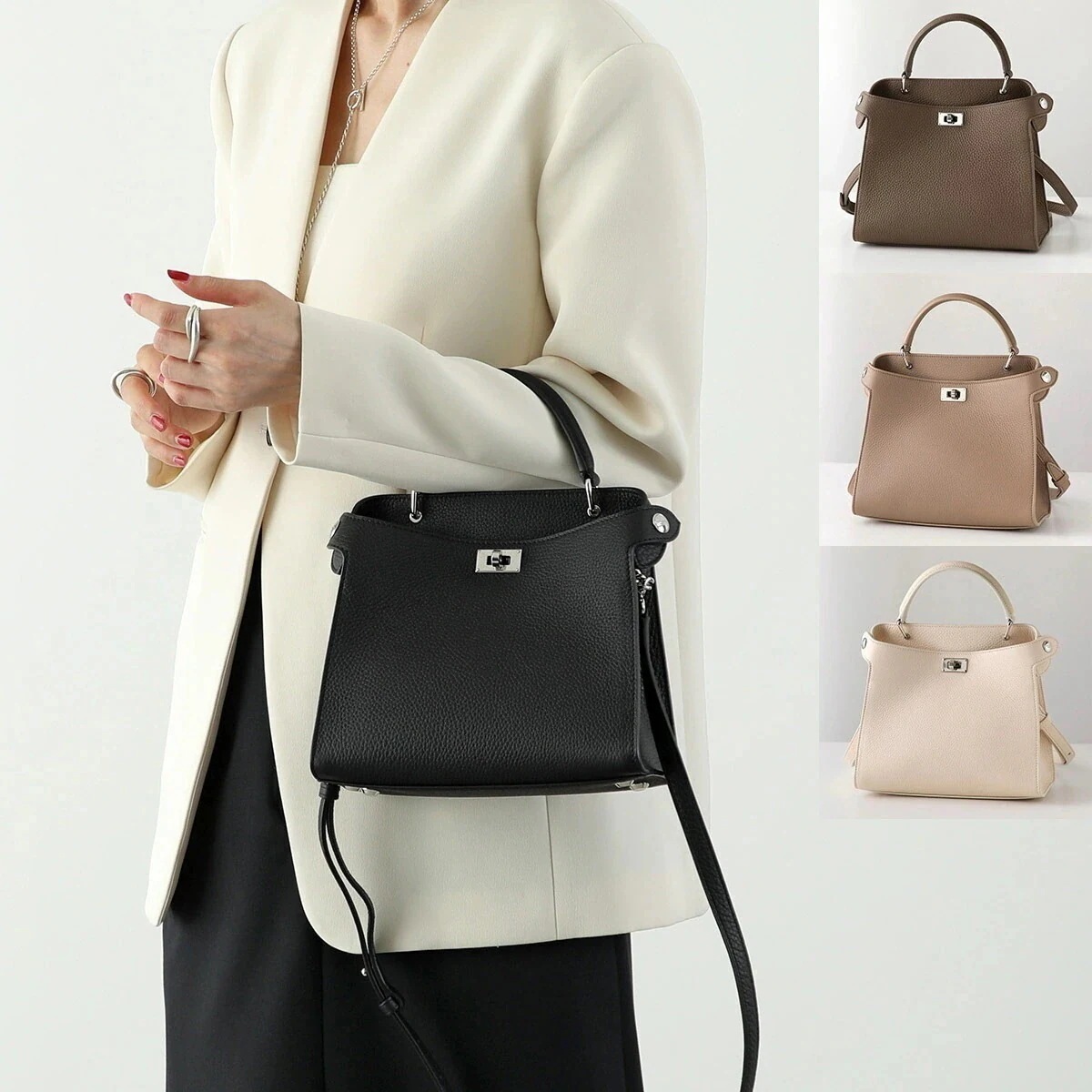 MICHINO ミチノ ハンドバッグ LUTECE MINI ルテス ミニ B105 198 レディース レザー ショルダーバッグ 鞄 カラー4色