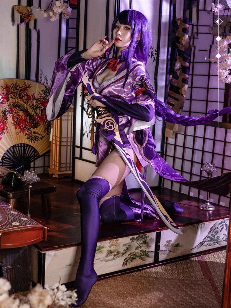 雷電将軍 らいでんしょうぐん コスプレ 衣 ワンピース今日は30パーセント