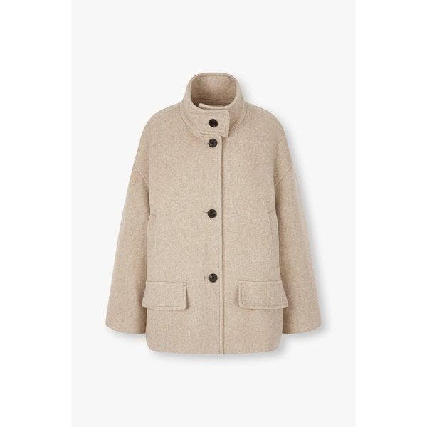 ジップアップハイネックウールショートジャンパー(9175413992)