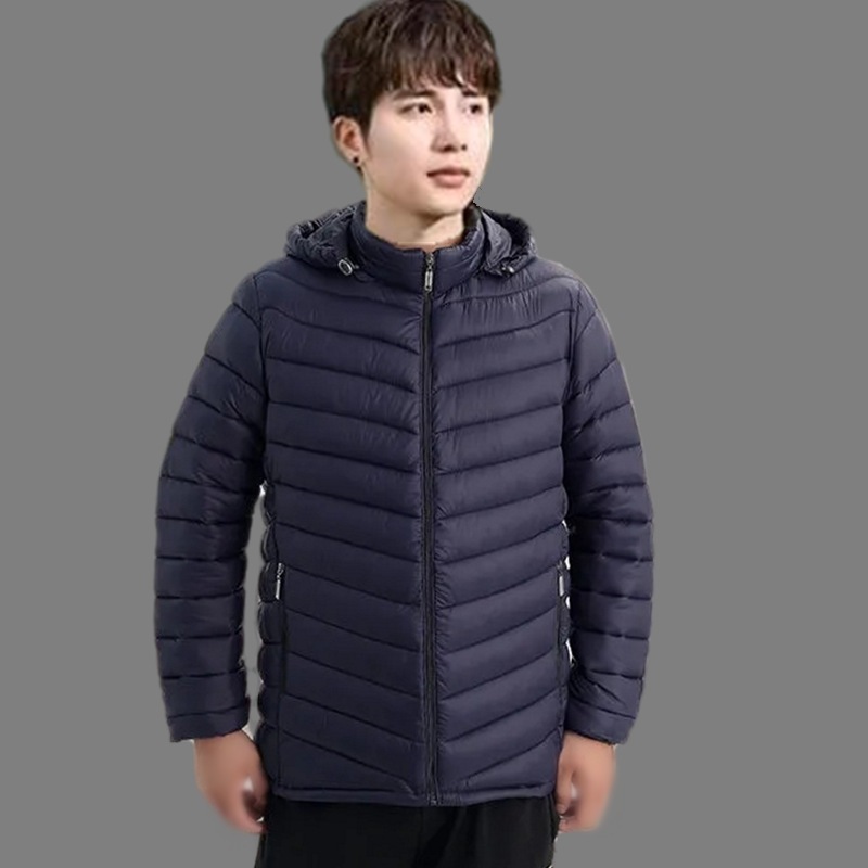 中綿コートアウターコートメンズ冬物冬服防風防寒厚ダウンジャケットフード付き中綿ジャケットアウトドアおしゃれおしゃれ綿服大人