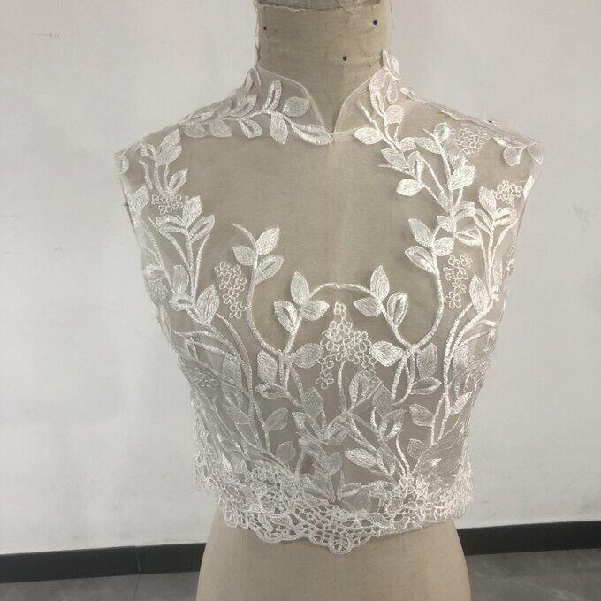 ウエディングドレス レース ボレロ トップスのみ アイボリー 結婚式/披露宴 インナーブラウス