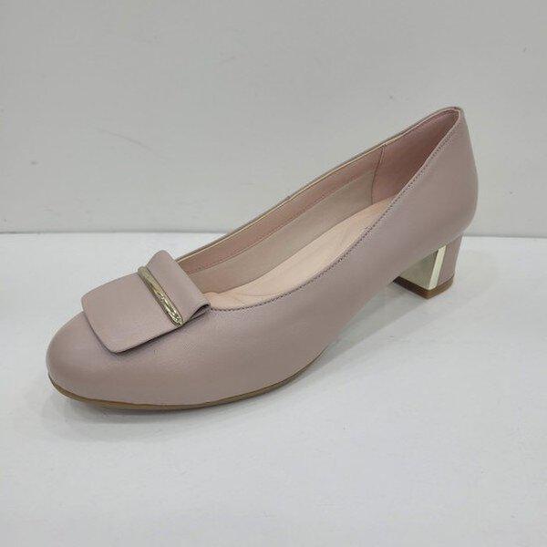 女性の足にやさしいトリコット地外反母趾パンプス4cm PFCFHP802_US