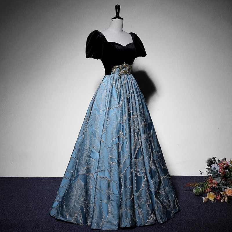 ワンピースドレスドレス女性のための宴会ドレス長い気質誕生日パーティーのホスト女性のためのドレスハイエンド感情