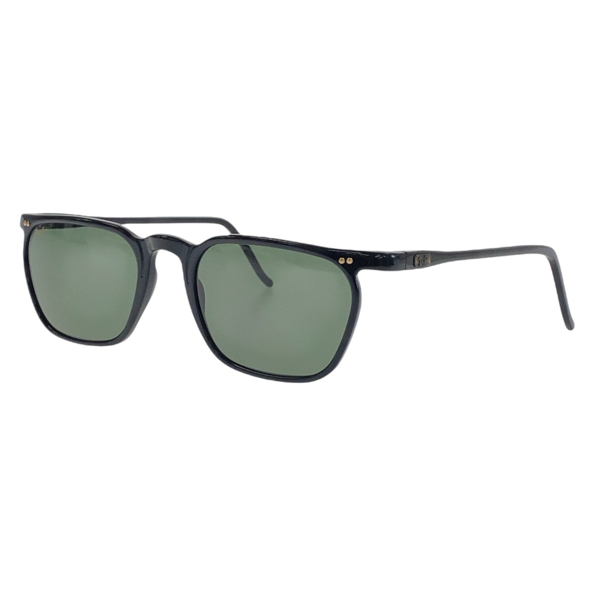 ヴィンテージ B&L RAY-BAN U.S.A グリーン ブラック ゴールド金具 プラスチック サングラス メンズ 503465