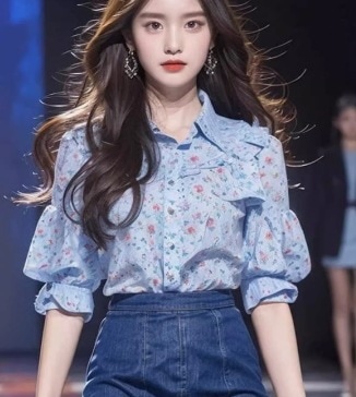 レディース トップス シャツ ブラウス 7分袖 パフスリーブ フリル袖 レース シフォン フリル リブ 透け感 シースルー かわいい 大人可愛い きれいめ シンプル カジュアル 上品 おしゃれ レトロ