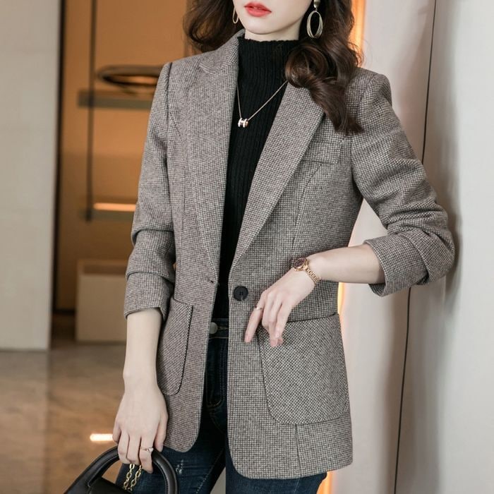 アウター コート ジャケット エレガント フレンチ 英国スタイル 上着 スーツ 袖あり 長袖 襟付き ストレート 前開き かわいい 大人可愛い きれいめ カジュアル 大人 上品 おしゃれ お洒落