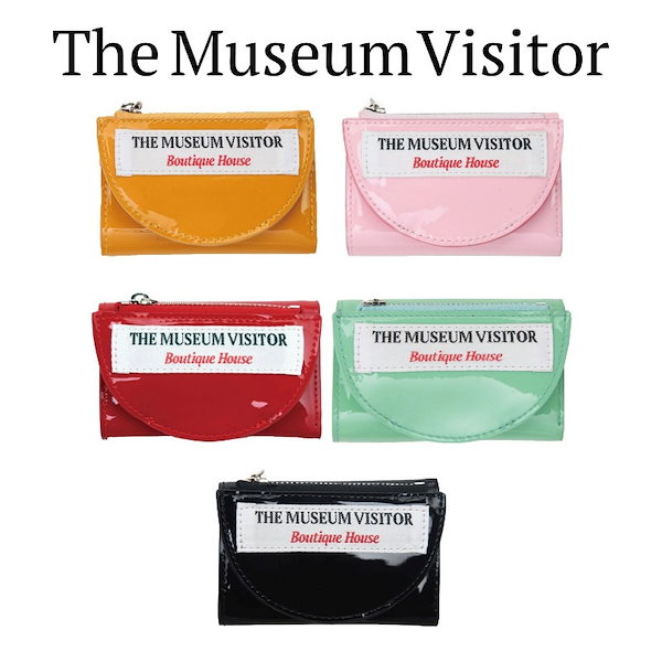 【THE MUSEUM VISITOR】HALF CIRCLE ENAMEL WALLET