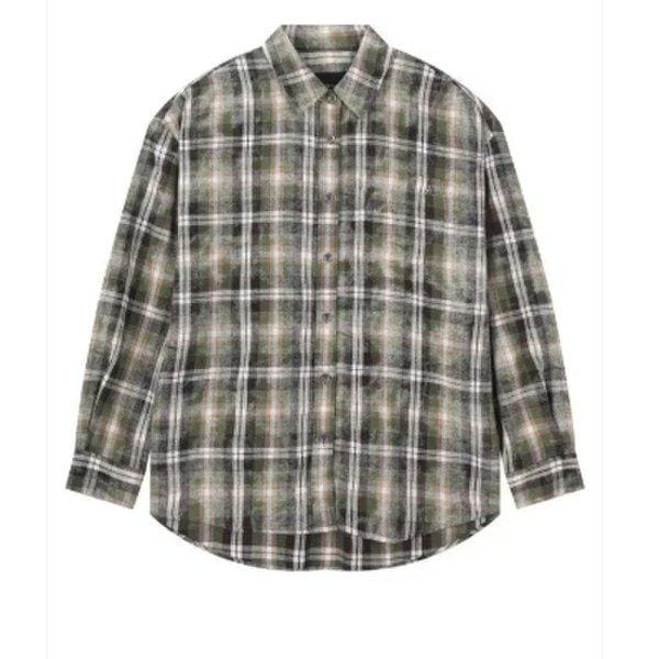女性ウォッシュドルーズフィットチェック長袖シャツ B253SH510P
