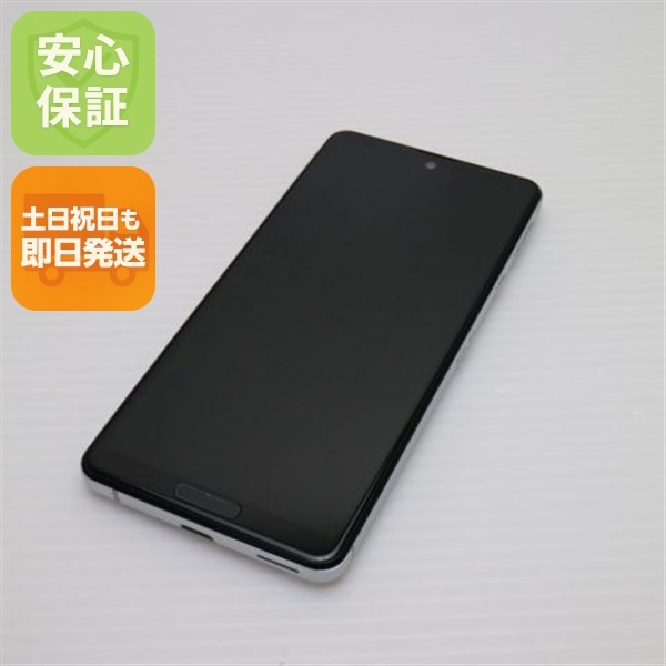 超美品 SIMフリー SH-M15 AQUOS sense4 シルバー 135