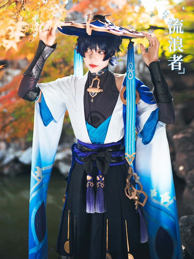 原神 げんしん 散兵 スカラマシュ 流浪者 コスプレ衣装 コスチューム ハロウィン 変装 仮装 13,262円