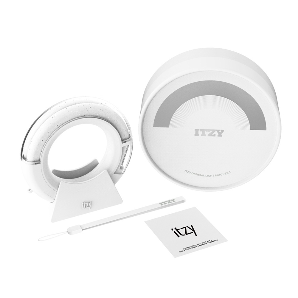 【NEW】 ITZY OFFICIAL LIGHT RING VER 2 【初回限定 withmuu特典付き】 ペンライト イッチ 公式 リング 返品交換不可