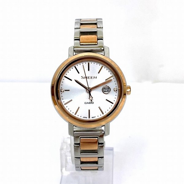 カシオ SHEEN シーン SHS-4525 ソーラー 腕時計 レディース 【中古】