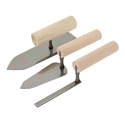 他サイト： 赤長 左官鏝3点セット 大工道具 左官鏝の商品画像