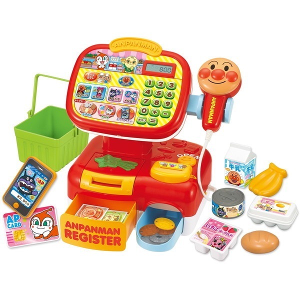 おさつスイスイ! セルフでピピッ アンパンマンレジスター