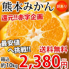 みかん 10kg 訳あり 箱込（内容量9kg＋補償分500ｇ） 熊本みかん 蜜柑 極早生みかん
