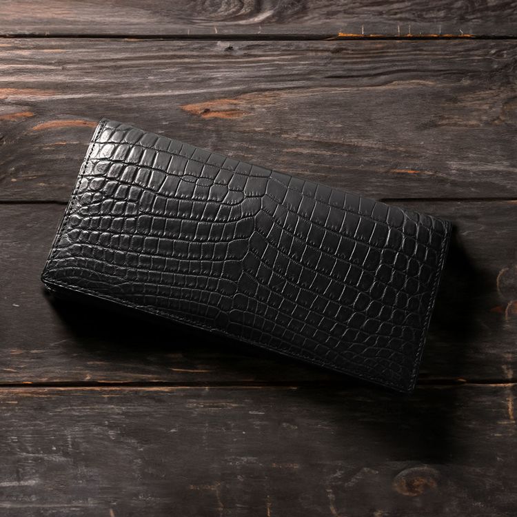 長財布ナイルクロコダイルレザー