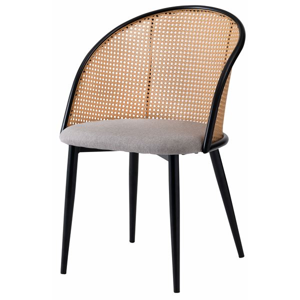 [2脚セット]チェア 約幅51cm ベージュ 組立式