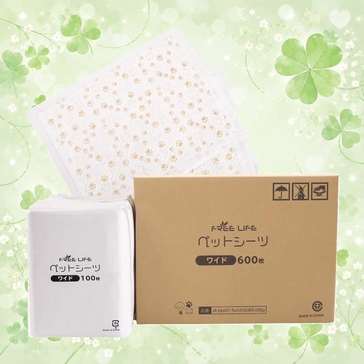 フリーリー ペットシーツ 薄型 ワイド (6 (ワイド 600枚))