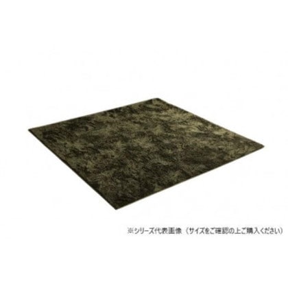 ラグ 制菌加工 約2畳 約185×185cm ホットカーペット対応 グリーン 3985169 7,980円