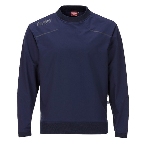 ローリングス 野球 ジャケット パワーストレッチ長袖ジャケット ネイビー AOS11S02T-N-M N