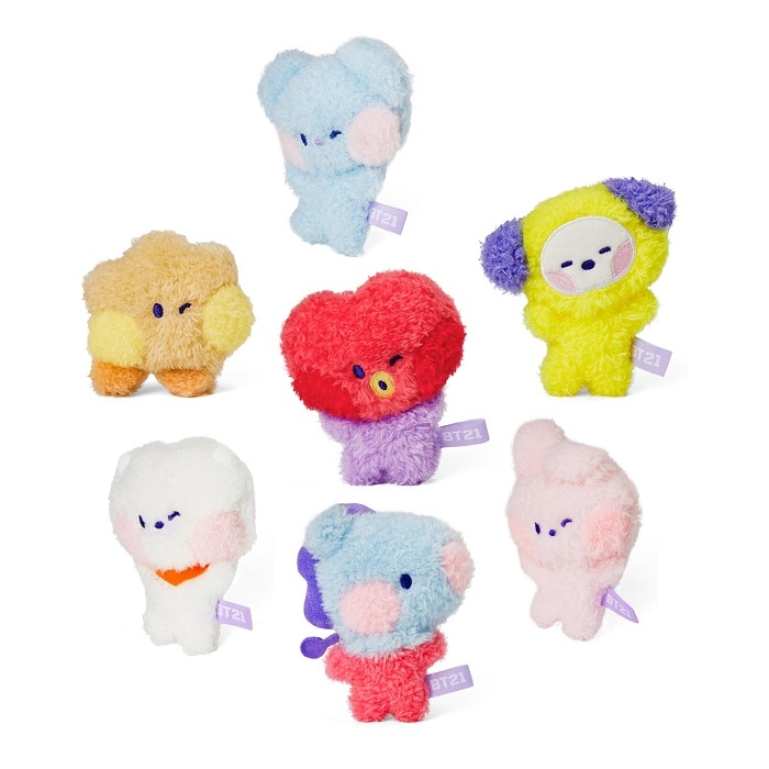 BT21　4点セットBABY & minini マグネットシッティングぬいぐるみ 4201828355.jpg