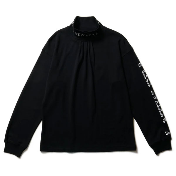 ニューエラ NEW ERA ゴルフ Womens 長袖 ハイカラー ウォーム Tシャツ Sleeve Logo ブラック レディース 14326363