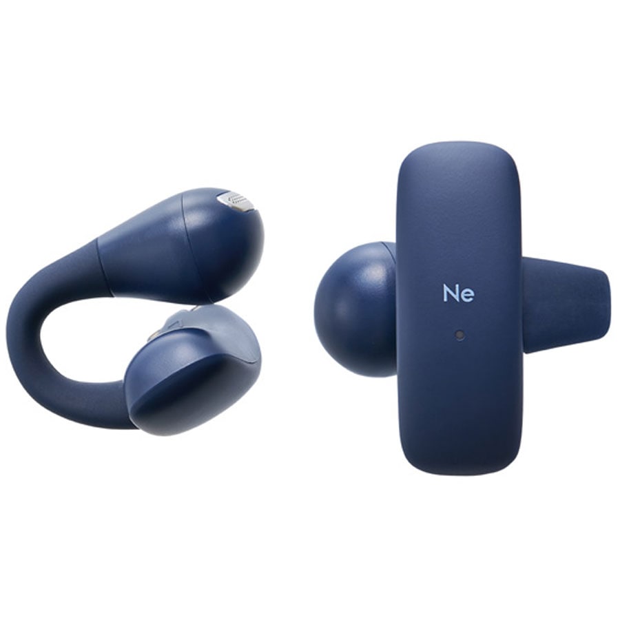 ラディウス HP-H10BTB イヤーカフ型完全ワイヤレスイヤホン（ブルー） HPH10BTB