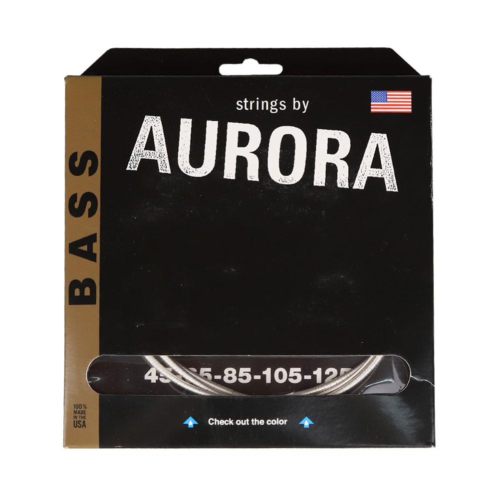 Aurora シリーズ 5弦ベース弦 AURCSB シルバー弦 .045-.125