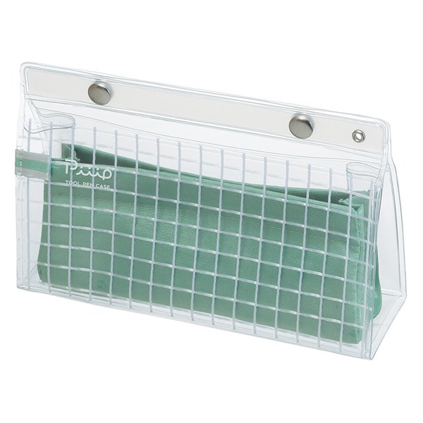 （まとめ買い）ツールペンケース ピープ フラットタイプ グリーン F-VBF241-5 [x3]