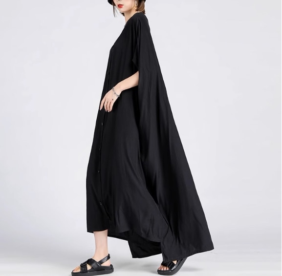 レディース ワンピース きれいめ シンプル カジュアル 上品 おしゃれ かっこいい レトロ アジアン エスニック エキゾチック こなれ感 ラフ メンズライク マニッシュ ボーイッシュ スポーティー