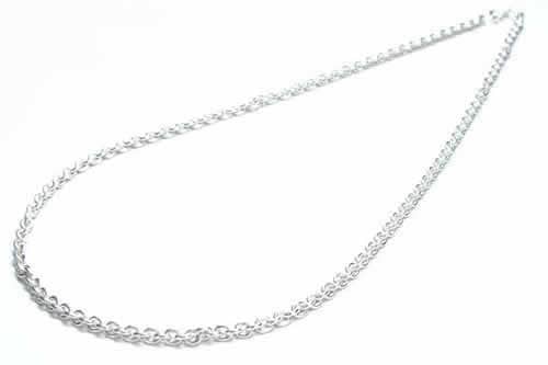 ロール ネックレスチェーン(S) 長さ43cm 太さ4mm シルバー925 本物の銀 高級 アクセサリー ジュエリー 首飾り プレゼント 男性 女性 定番 細め 短い sn-00-0002-xx