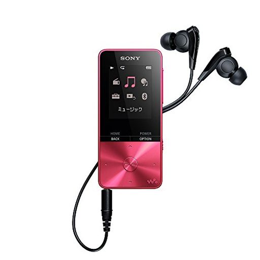 ウォークマン Sシリーズ 16GB NW-S315 : MP3プレーヤー BLUETOOTH対応 最大52時間連続再生 イヤホン付属 2017年モデル ビビッドピンク NW-S315 P