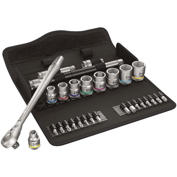 WERA ヴェラ 差込角3/8DR 29点組 サイクロップラチェット ソケットレンチ セット 004051 工具 ツール DIY 作業工具 道具 レンチ