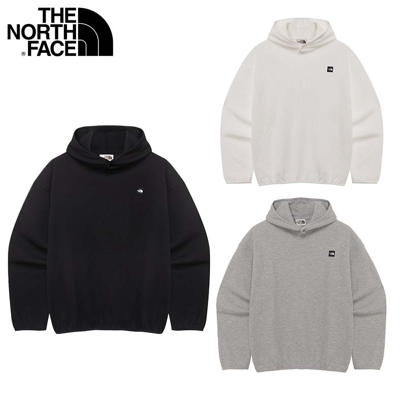 NM5PR01 WAFFLE HOOD PULLOVER 2025 PULLOVER HOOD フードプルオーバー Tシャツ フード フーディ 綿 オーバーサイズ ワッペン レディース メンズ