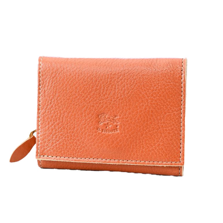 三つ折り財布 メンズ レディース カウハイドレザー ブラウン ヤキヌメ SMW036PV0005CA101B(C0593MP 145)