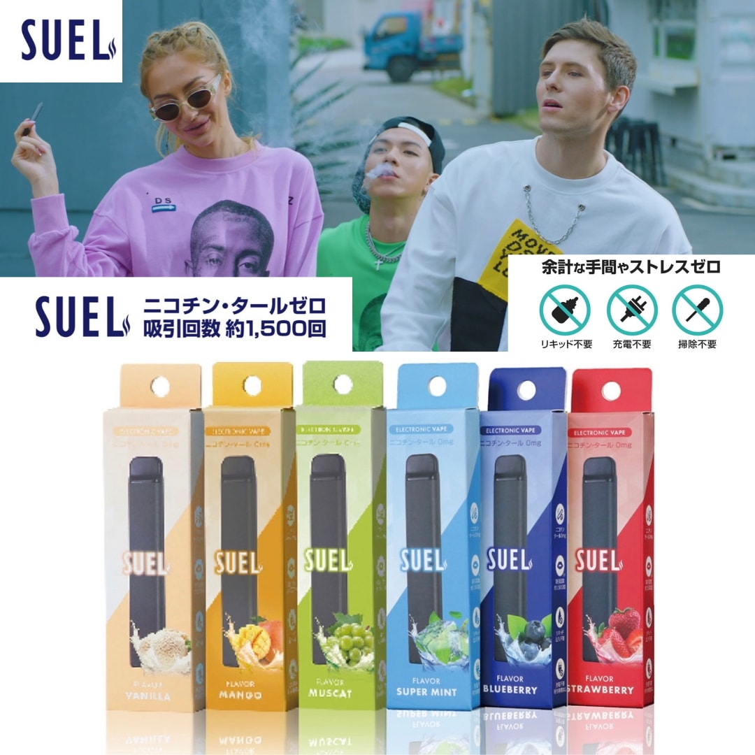 人気商品の SUEL スエル 電子タバコ 本体 VAPE 禁煙グッズ 2本セット15