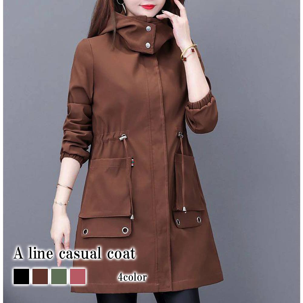 ブルゾン レディース Aラインカジュアルコート ゴルフ ショート ジャケット コーデ 丈 中綿 大きいサイズ アウター きれいめ 防寒 冬 赤 秋 ジャンパー パーカー ミリタリージャケット ビジネス