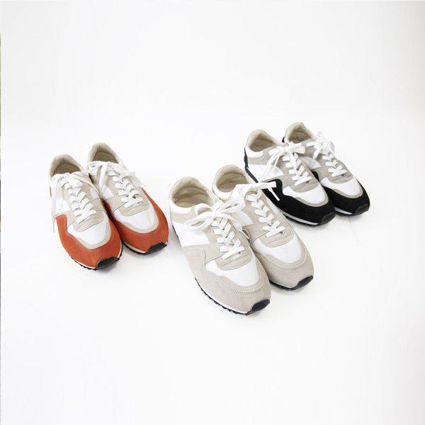 メンズ牛革配色スニーカー運動靴 3色 250-280