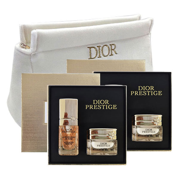 ディ オール プレステージ 2点セット(クレーム N 5ml+ローズセラム5ml) 2個 and プレステージスエード ポーチ 1個/Prestige 2-piece 2Sets and 1pouch 6,003円
