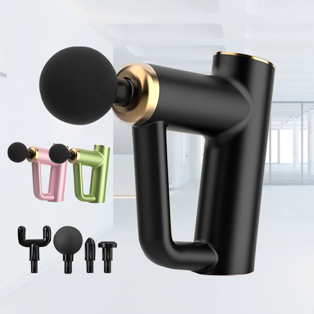 深い筋肉痛のための軽量 小型 電気マッサージガン ボディ 首 背中のリラックス ためのマッサージツール 肩こり解消