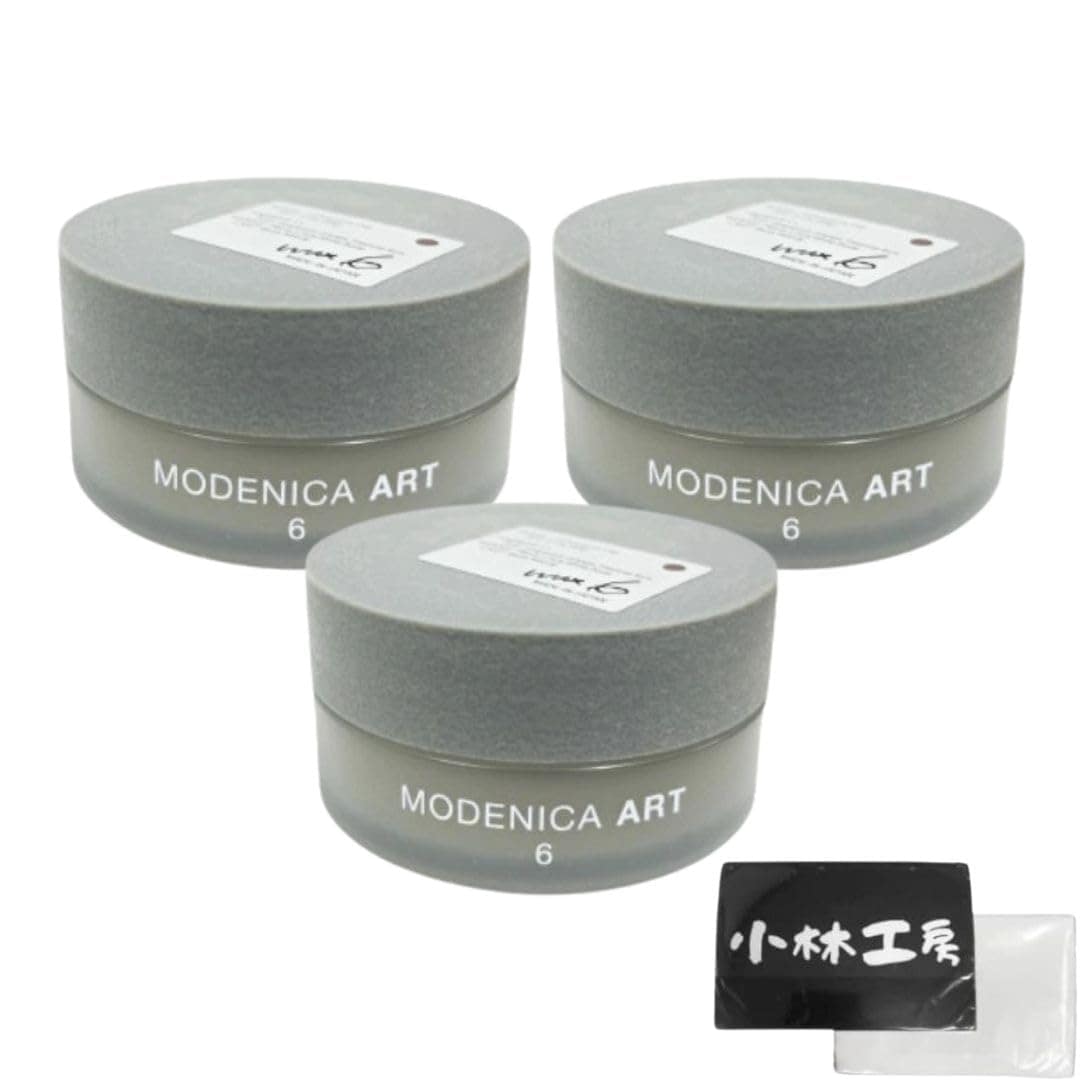 モデニカ アート ワックス 6 60g 3個 ポケットティッシュセット
