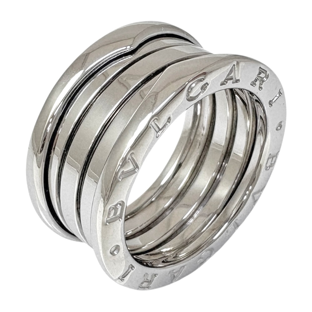 ブルガリ B-zero.1 ４バンド リング 指輪 13.5号 18金 K18ホワイトゴールド BVLGARI 中古 美品