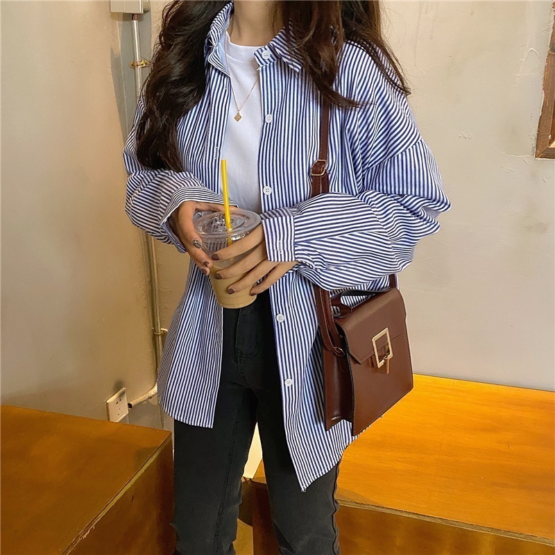 ワンカラー トップス シャツ ブラウス チュニック 春 秋 かわいい きれいめ カジュアル オーバーサイズ ゆったり ロング ミモレ丈 長め 長袖 ボリューム袖 萌袖 襟付き ボタンダウン レギュラー