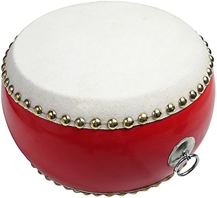 キッズパーカッションや太鼓練習に 本格牛皮張 太鼓セット 特大サイズ 直径37cmx高さ17cm 竹打楽器付モデル( 特大サイズ（直径37cmx高さ17cm） 竹)