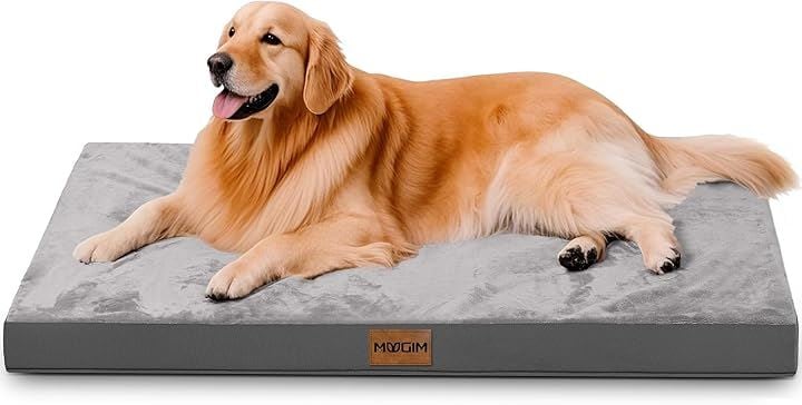 ペットクッション 双面デザイン 夏冬兼用 防水 犬用ベッド 猫ベッド ペットベッドマット 高反発 介護ベッド オールシーズン (ダークグレー, 104cmx69cmx9cm(XL))
